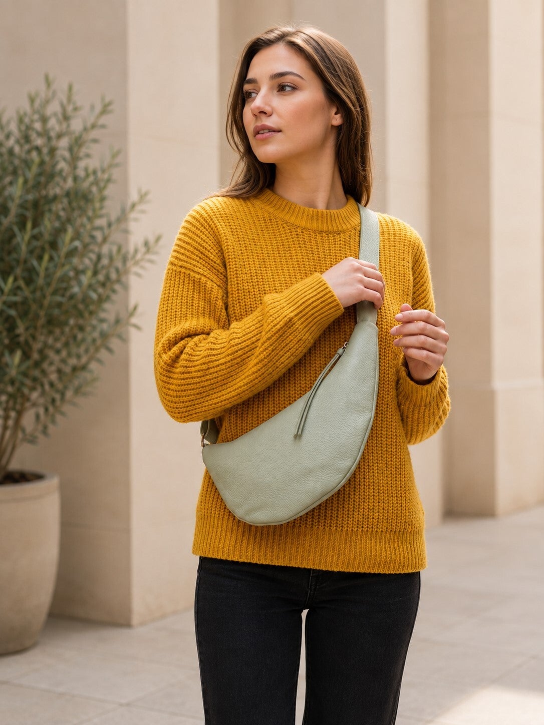 GIADA – Italiaanse Leren Crossbodytas