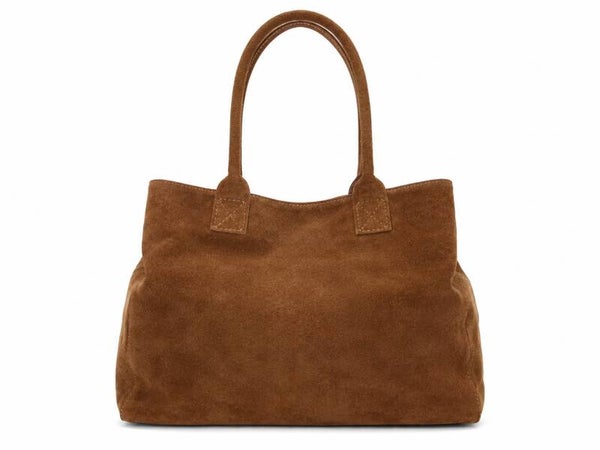 Napoli – Bruine Suède 2-in-1 Shopper | Made in Italy