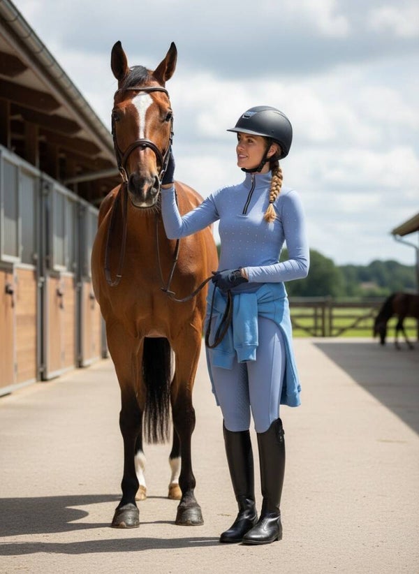 Adults riding tights