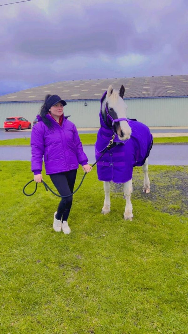 200g fur lined turn out rug