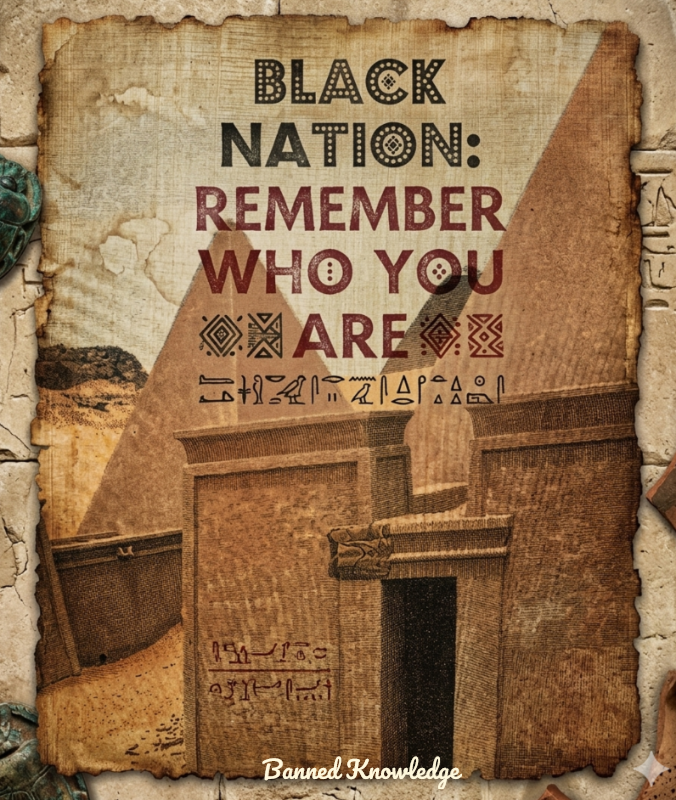 Black Nation: Remember Who You Are  7 x 9 Paperback Book Available Now