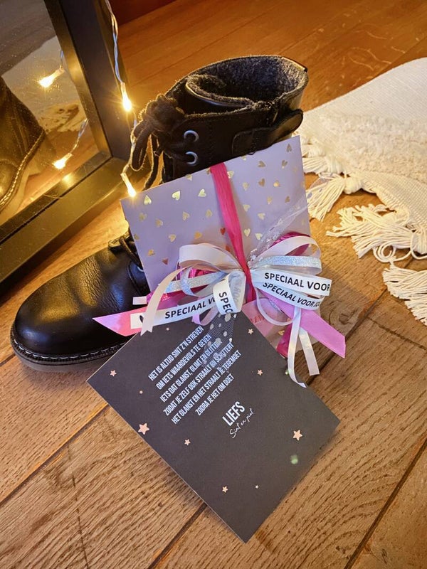 Ingepakt als Sint cadeau