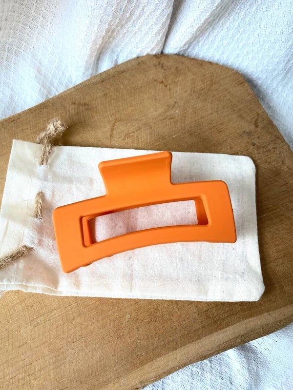 Oranje haarklem