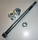 Zündapp, Steckachse +Büchsen +Mutter Hinterradschwinge KS50 Sport Typ530-51