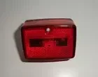 Zündapp, Rücklicht Mofa/Moped mit Rückstrahler Schwarz/Rot ZR10 Typ447-110