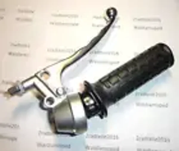 Zündapp, Gasgriff, Armatur Silber, Nachbau, Combinette KS100 Typ514