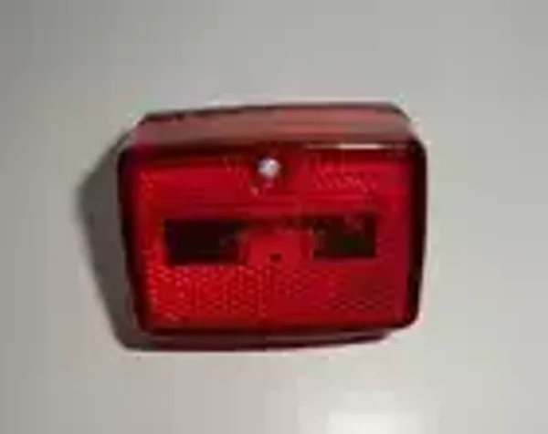 Zündapp, Rücklicht Mofa/Moped mit Rückstrahler Schwarz/Rot ZR20 Typ447-02