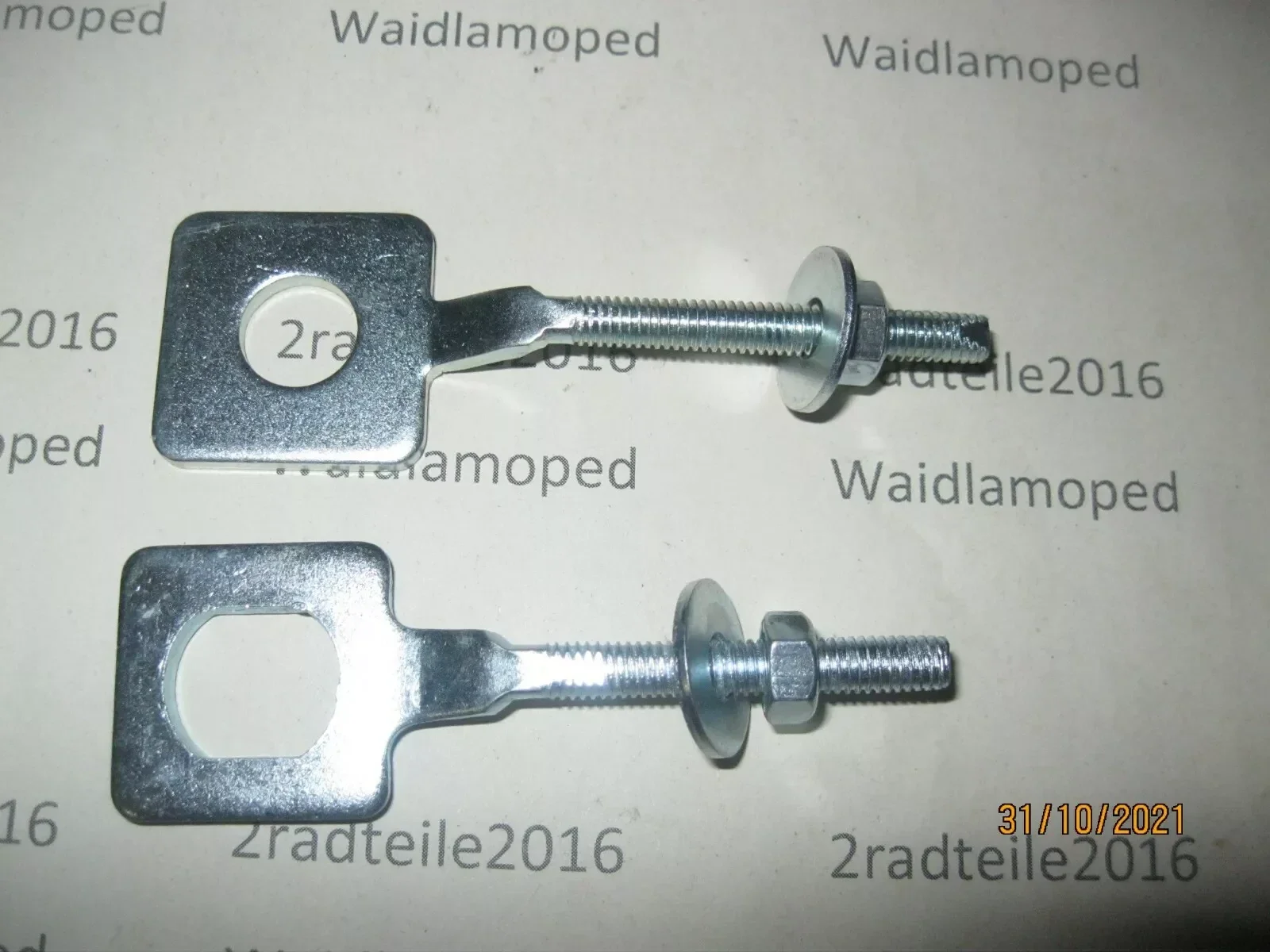 Zündapp , Kettenspanner Paar li.+re. , K80 WK Typ540