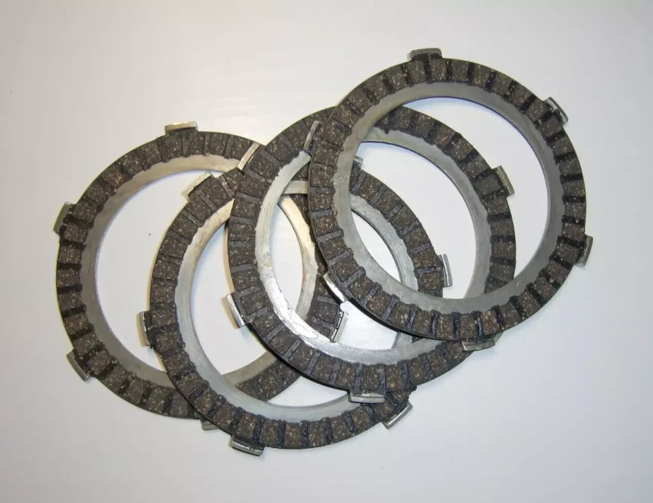 Zündapp, Reiblamelle für Kupplung, 4 Stück, 50ccm, Star1 Star2 Typ462