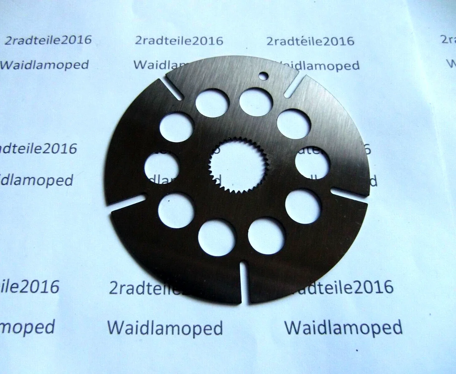 Zündapp , Stahlscheibe für Kupplung, Gerade CS25 Typ448 ab1980