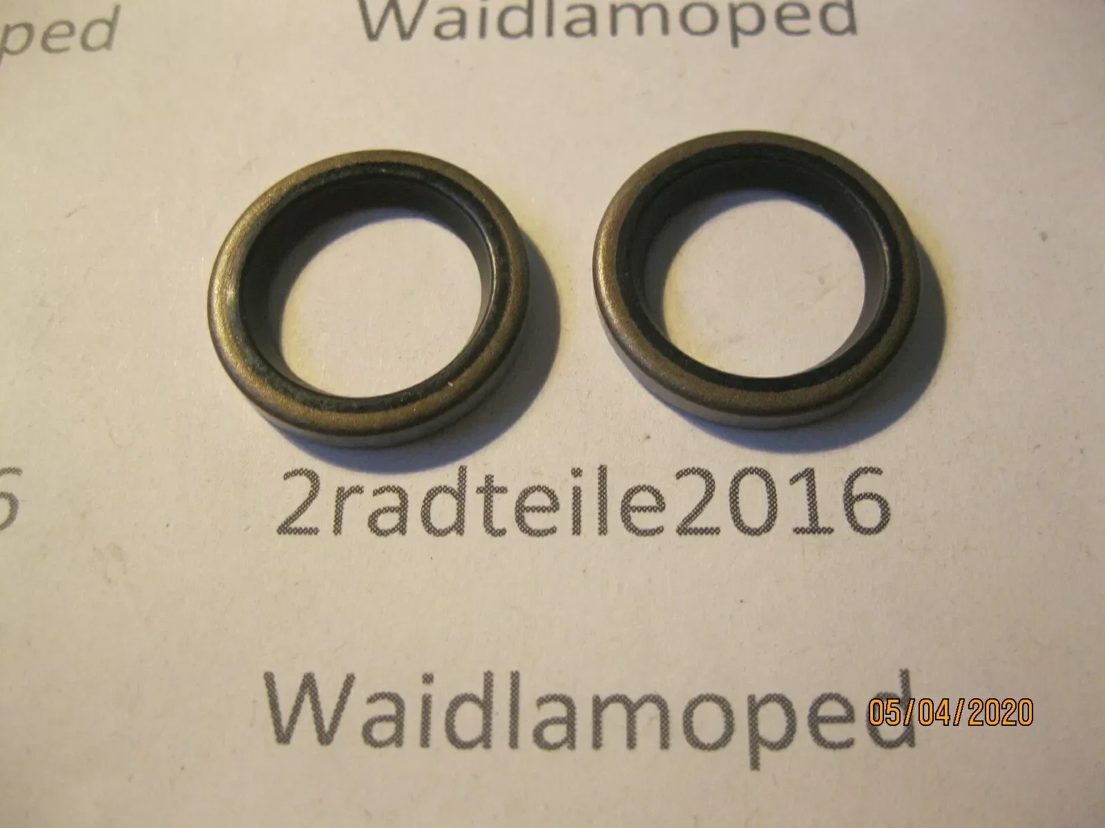 Zündapp , Dichtring für Tretwelle , Bergsteiger M25 Typ434-02