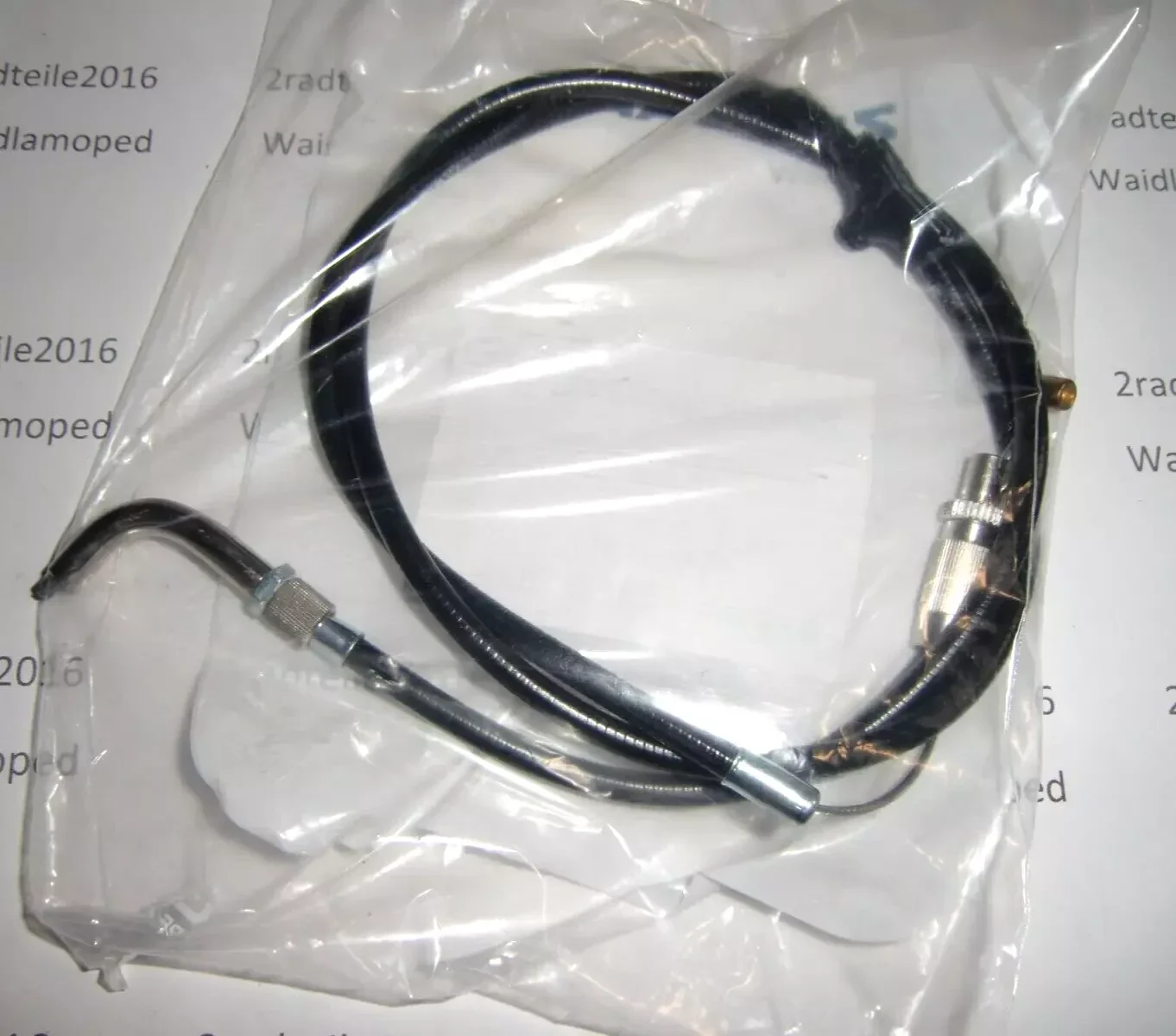 Zündapp Gaszug Einbaufertig ZR10 ZR20 Typ447 / ZD10, ZD20 Typ446 Bing Vergaser