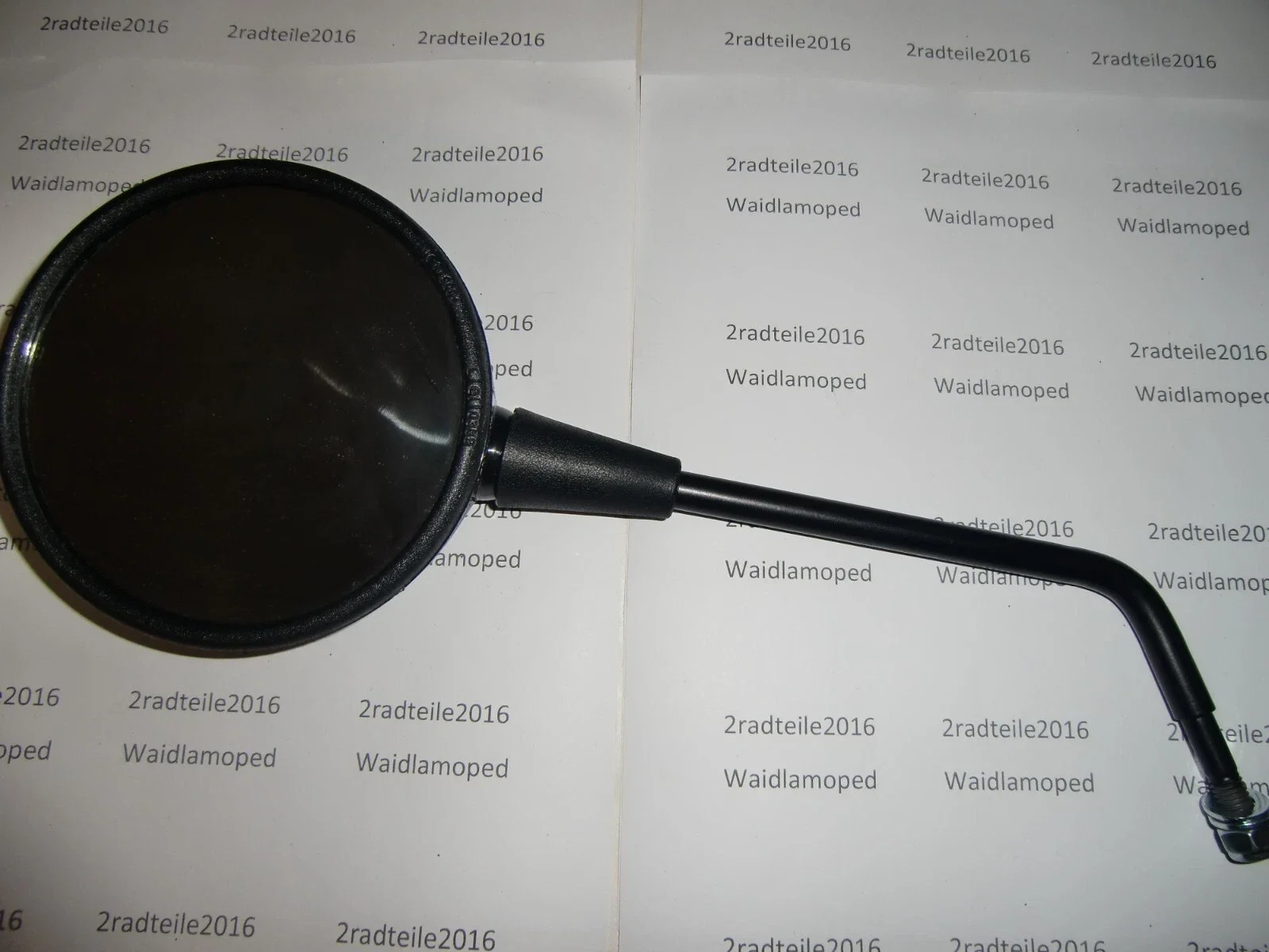 Zündapp , Spiegel, Rückspiegel li.+re. BUMM Kunststoff, schwarz, KS80 Typ530