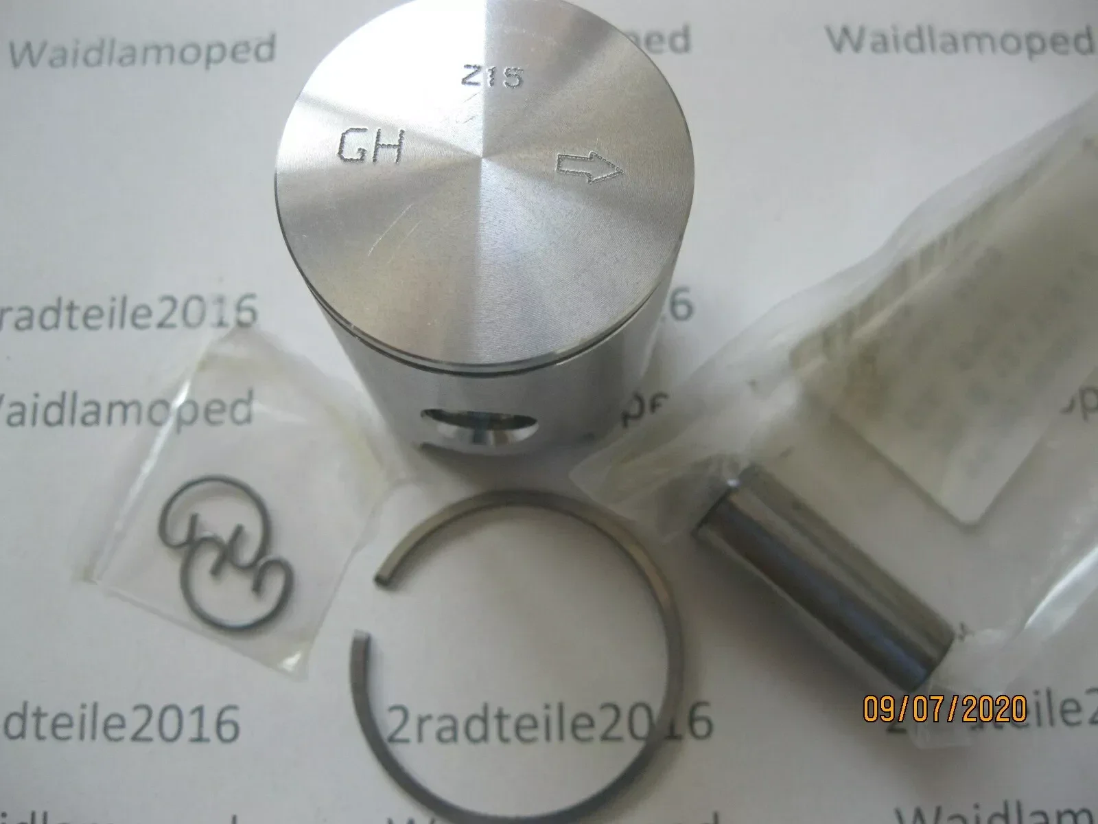 Zündapp ,"Meteor" Kolben GH, 39mm, kpl.Set, Typ 447 Automatik