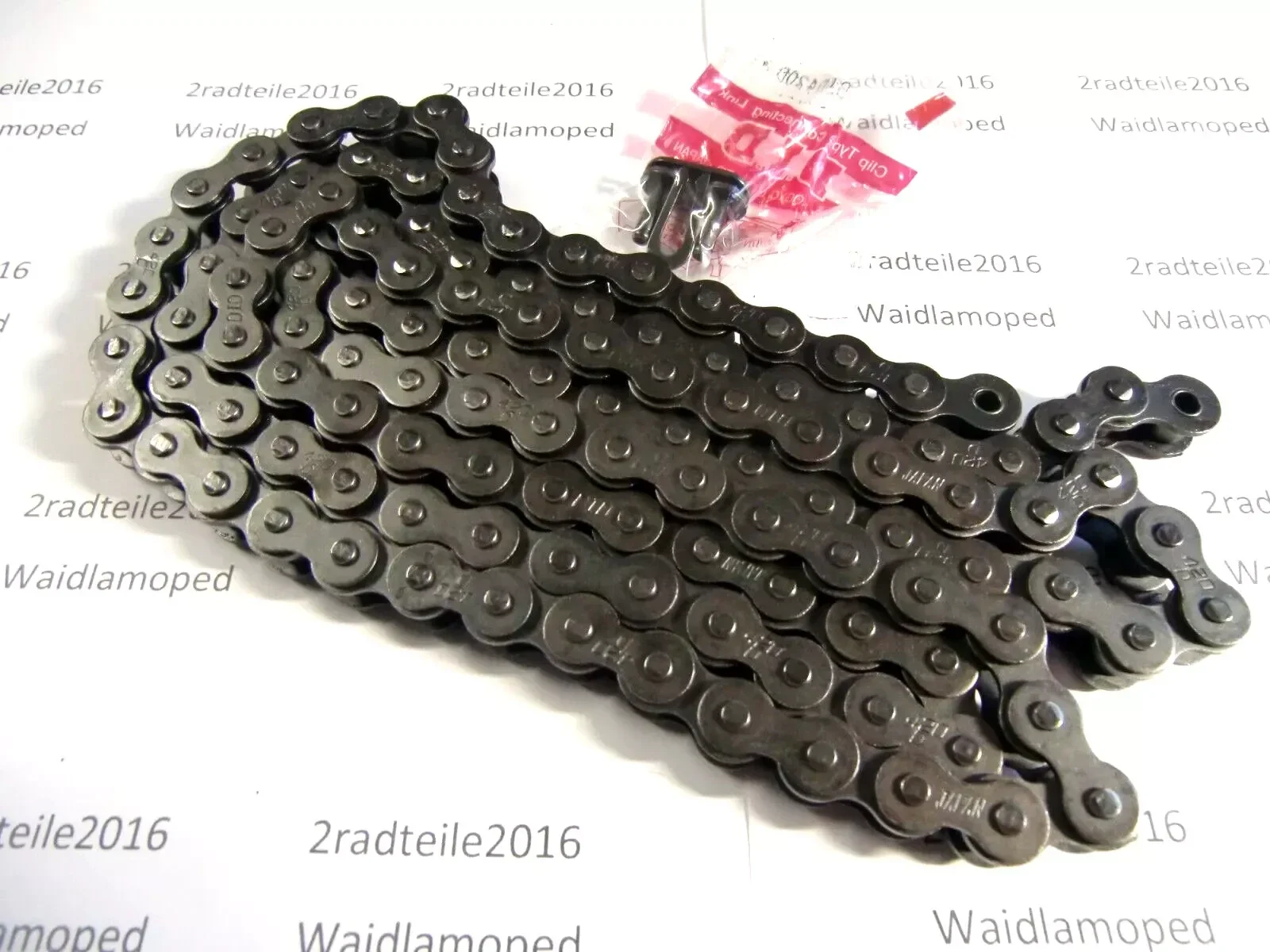 Zündapp, Kette D.I.D. 1/2x1/4 420 / 116 Glieder, KS50 Typ530 KS50 Typ517