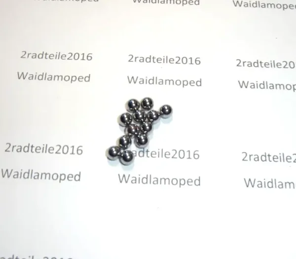 Zündapp , Satz 7mm Kugeln Schaltwelle, Ritzelwelle KS50 Sport Typ530-51