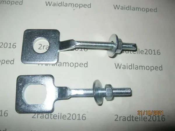 Zündapp , Kettenspanner Paar li.+re. , KS50 WC Typ530