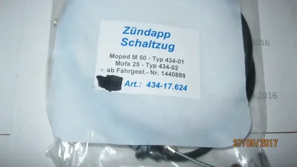 Zündapp , Schaltzug ,M50 / M25, Mofa , Moped , komplett , Neu