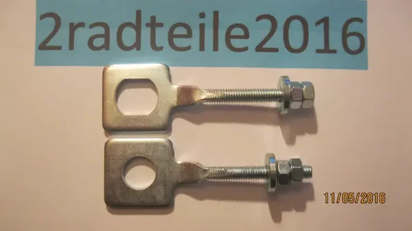 Zündapp , Kettenspanner Paar Typ 448 , CS, CX, Hai
