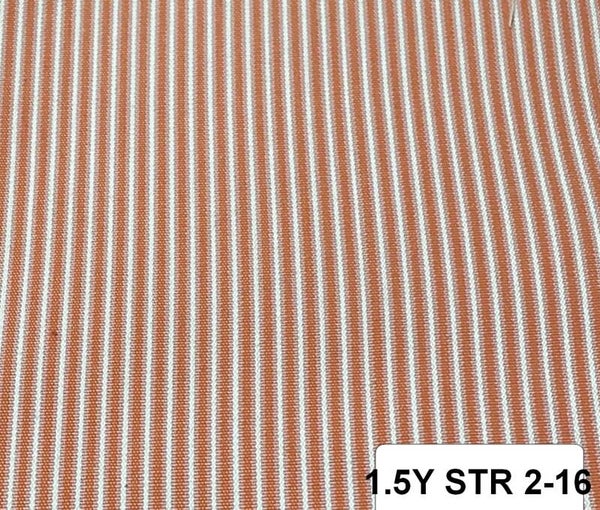 One Yard 1.5 Upholstery Fabric Striped 2-16