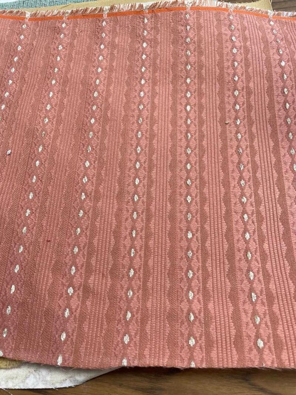 One Yard 1.5 Upholstery Fabric Striped 4-8