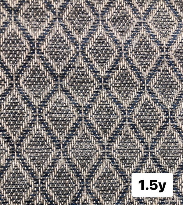 One 1.5  Yard Upholstery Fabric Diamond  4-14