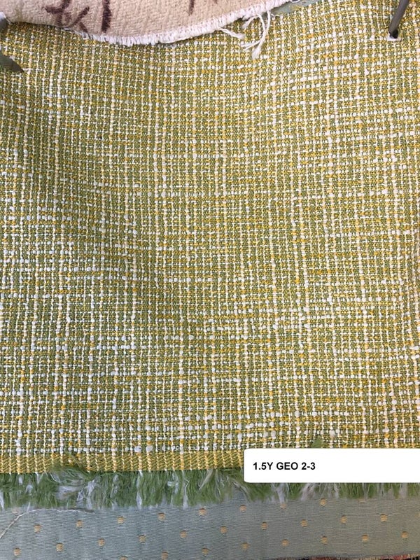 One 1.5 Yard Upholstery Fabric Geometric 2-3