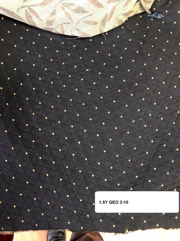 One 1.5 Yard Upholstery Fabric Geometric 3-10
