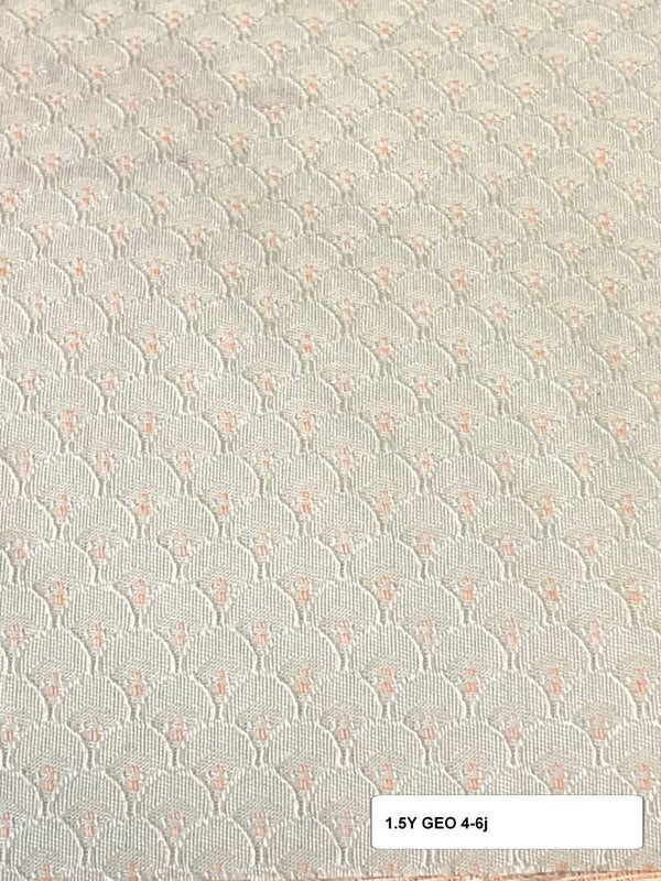 One 1.5 Yard Upholstery Fabric Geometric 4-6g