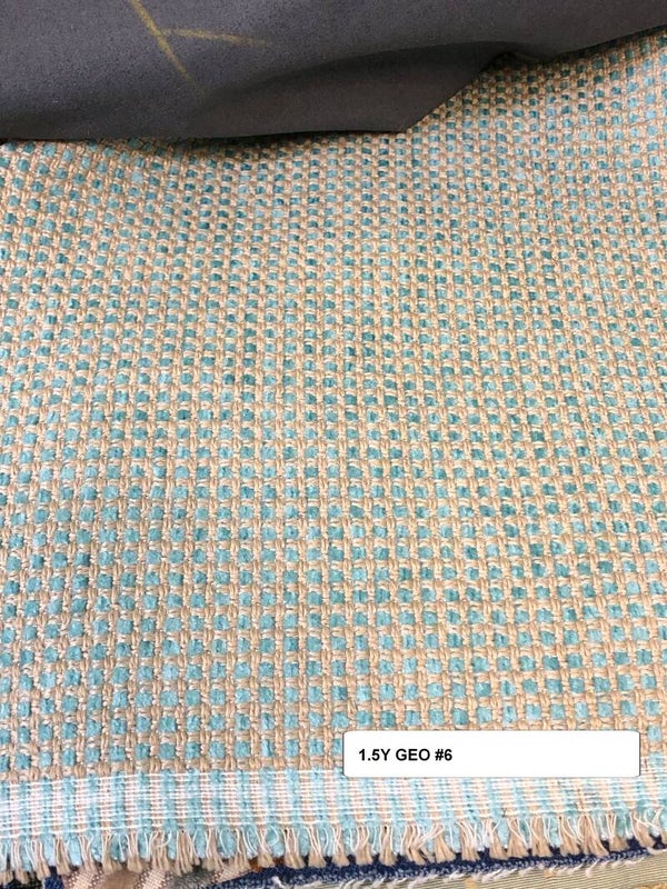 One 1.5 Yard Upholstery Fabric Geometric #6