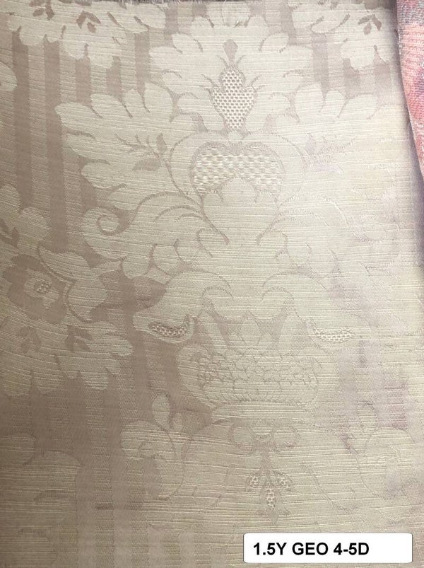 One Yard 1.5  Upholstery Fabric Paisley/Damask  4-5d