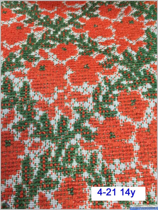 14 yards floral 4-21
