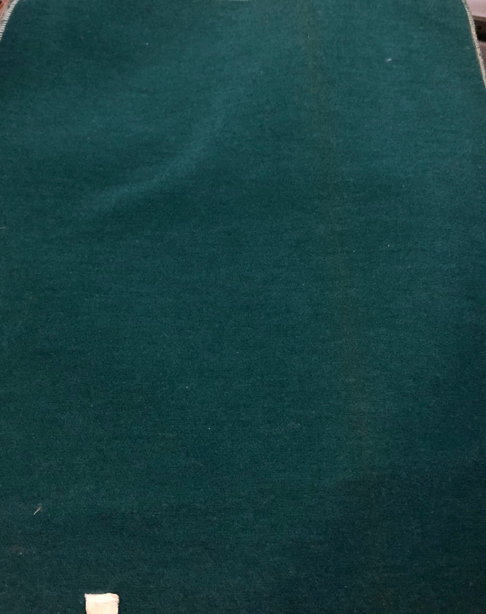 15 yards solid 4-22 spruce velvet
