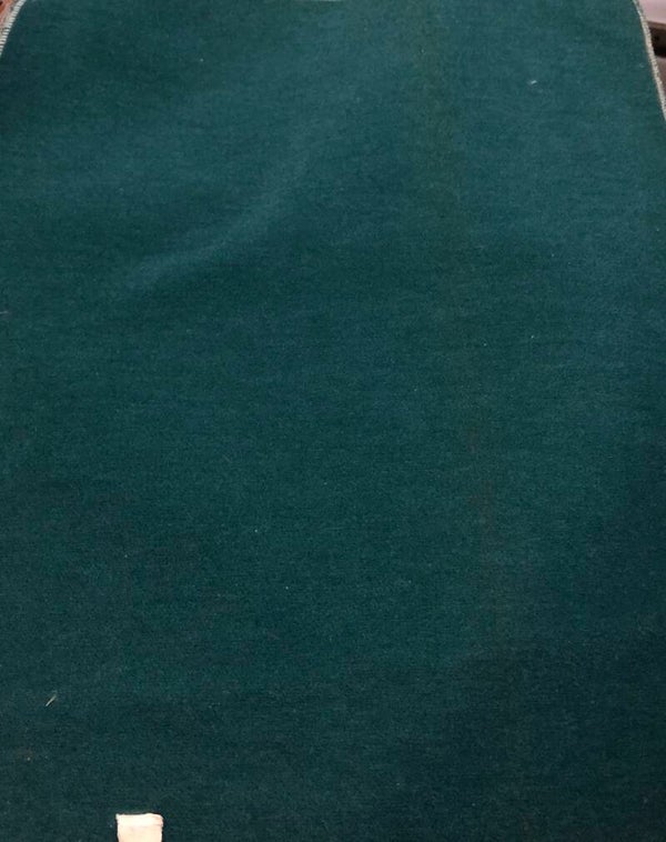 15 yards solid 4-22 spruce velvet
