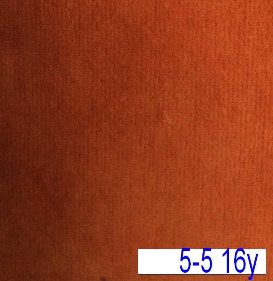 16 yards solid orange