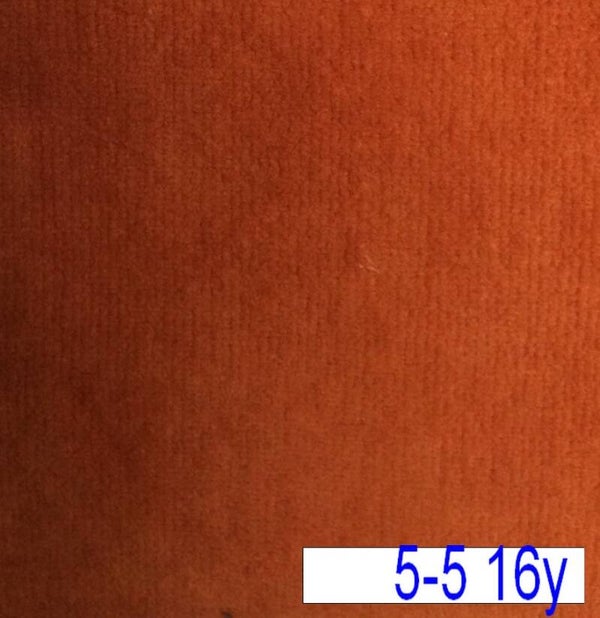 16 yards solid orange