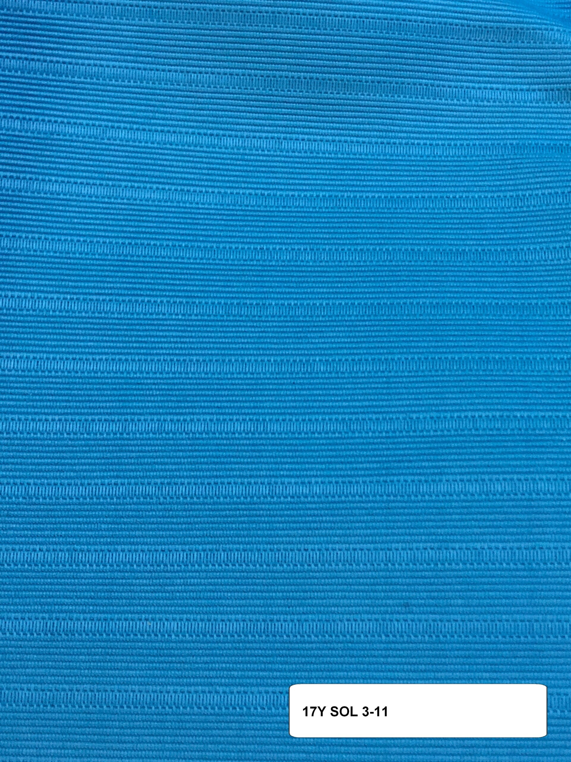 17 Yards Solid 3-11 cozumel tortilla blue