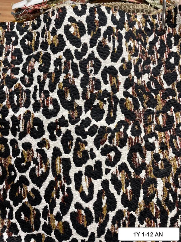 ONE YARD  UPHOLSTERY Animal Fabric 1-12