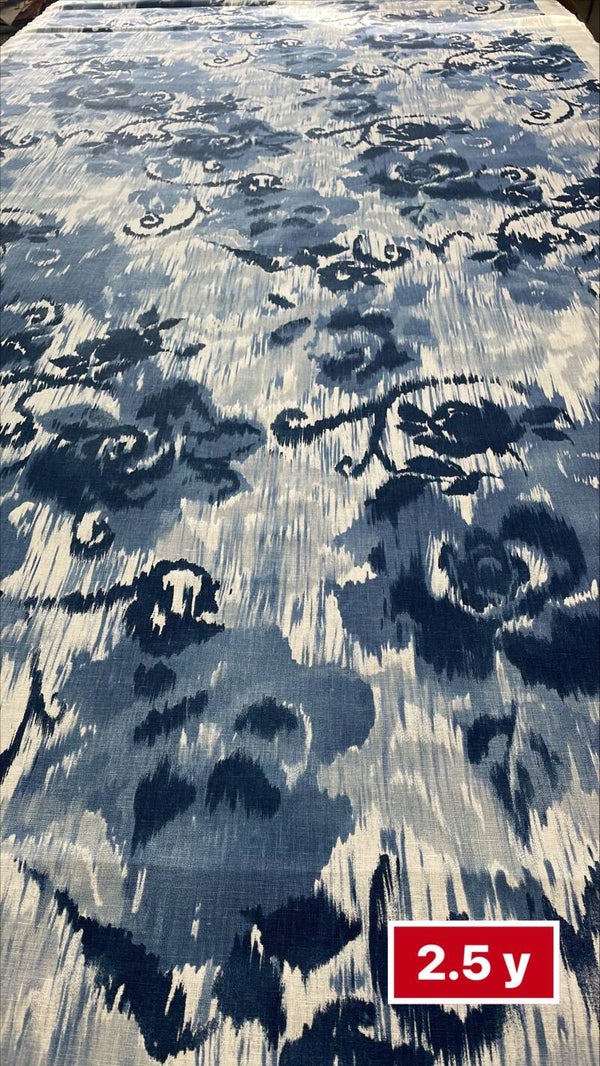 2    yards floral 2.5 lu