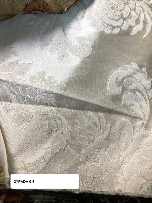 2 yards paisley damask 0-6