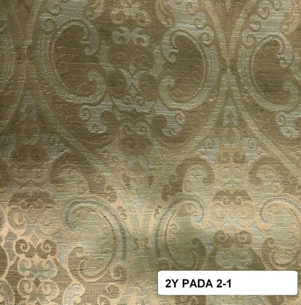 2 yards paisley damask 0-6a