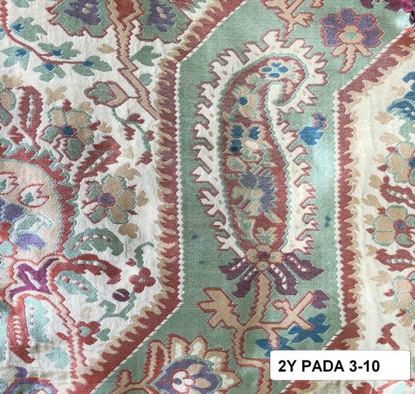 2 yards paisley damask 3-10