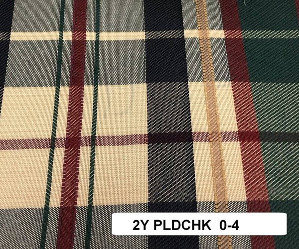 2 yards plaid 0-4