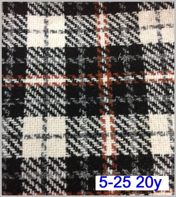 20+  Yards Checks/Plaids  5-25