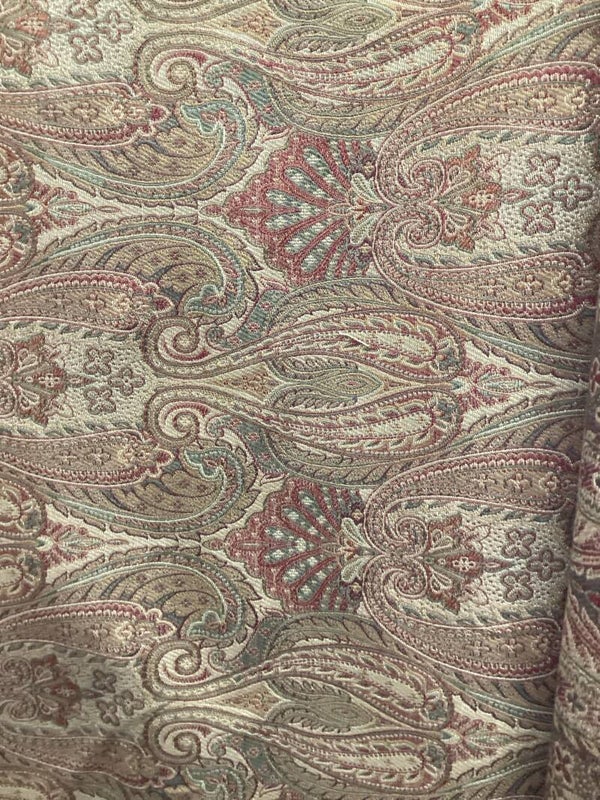 2 yards paisley damask 2-3