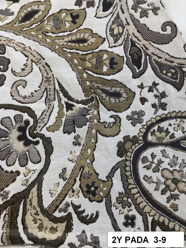 2 yards paisley damask 3-9
