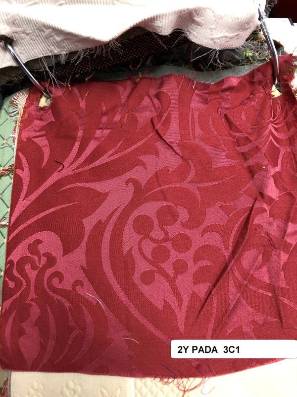 2 yards paisley damask 3c-1