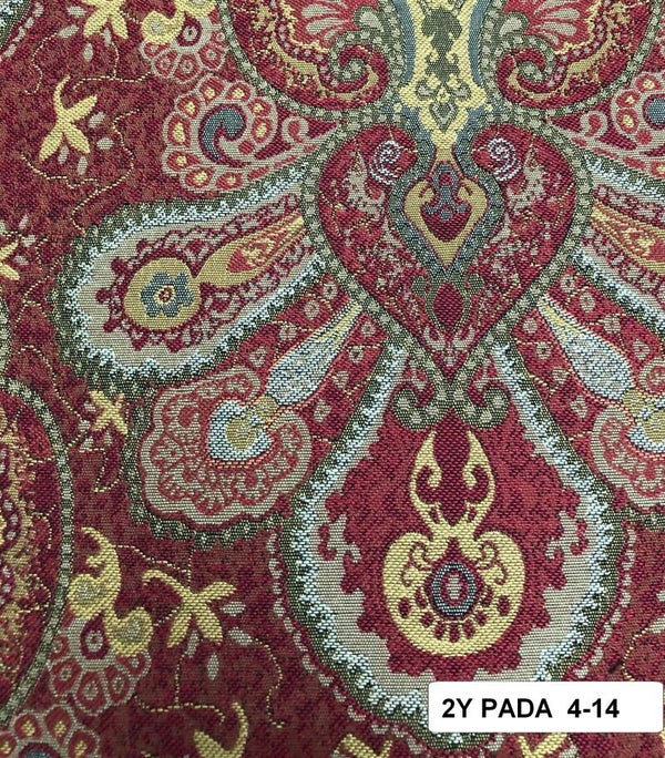 2 yards paisley damask 4-14
