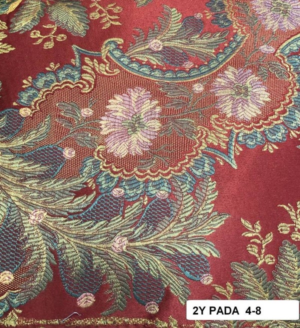 2 yards paisley damask 4-8