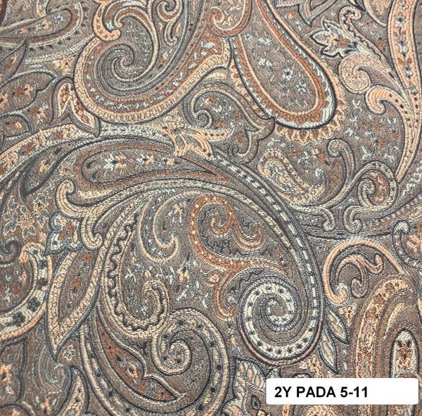 2 yards paisley damask 5-11